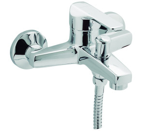 Single lever bath mixer with kit